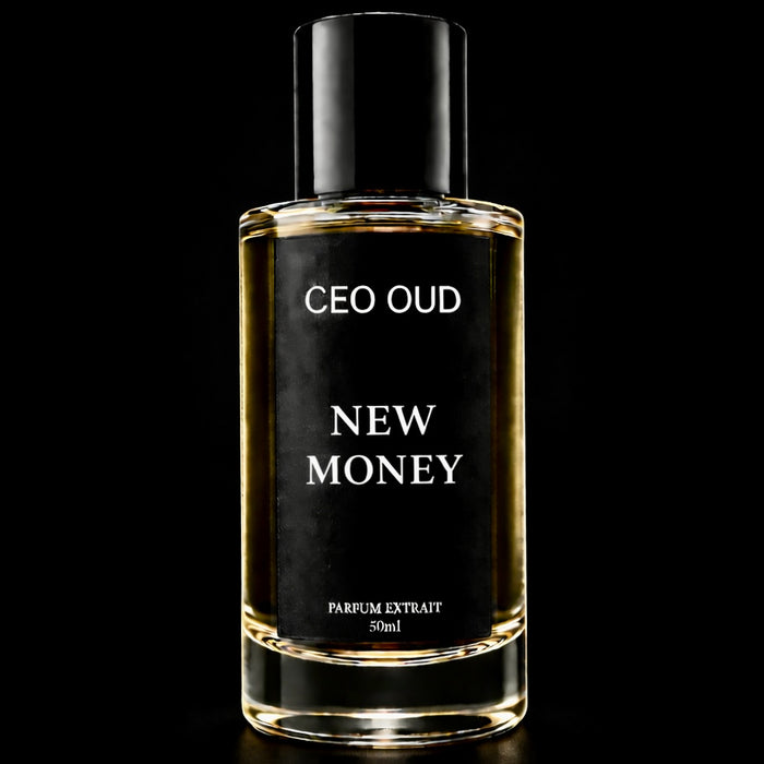 CEO OUD New Money black and gold extrait de parfum bottle