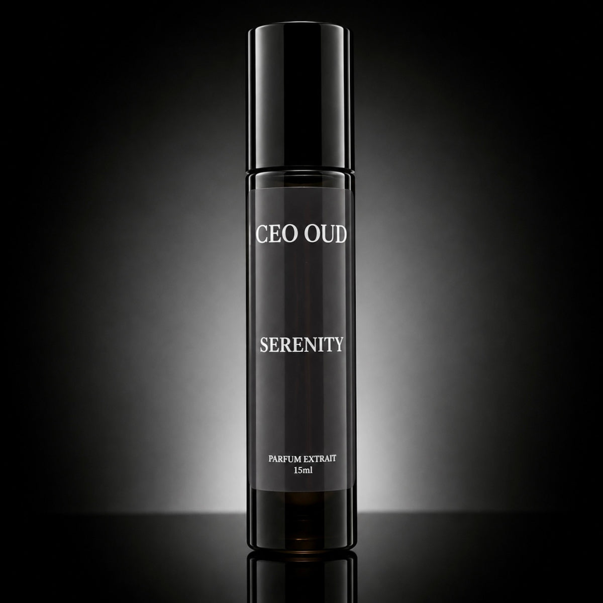 CEO OUD Serenity 15ml black extrait de parfum spray bottle